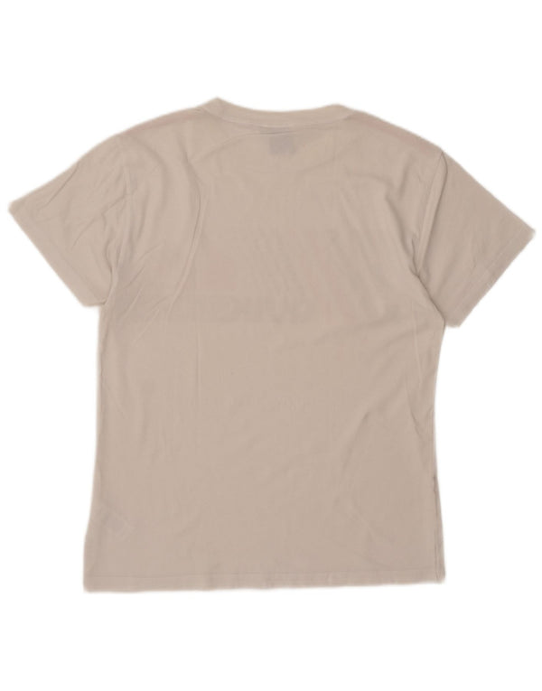 Quiksilver - Camiseta gráfica para hombre, talla pequeña, algodón blanco