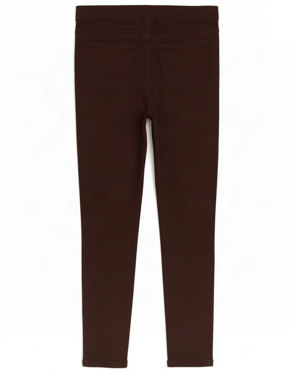 Marks & Spencer Jeans Jegging para mujer UK 12 Medium W30 L27 Algodón marrón