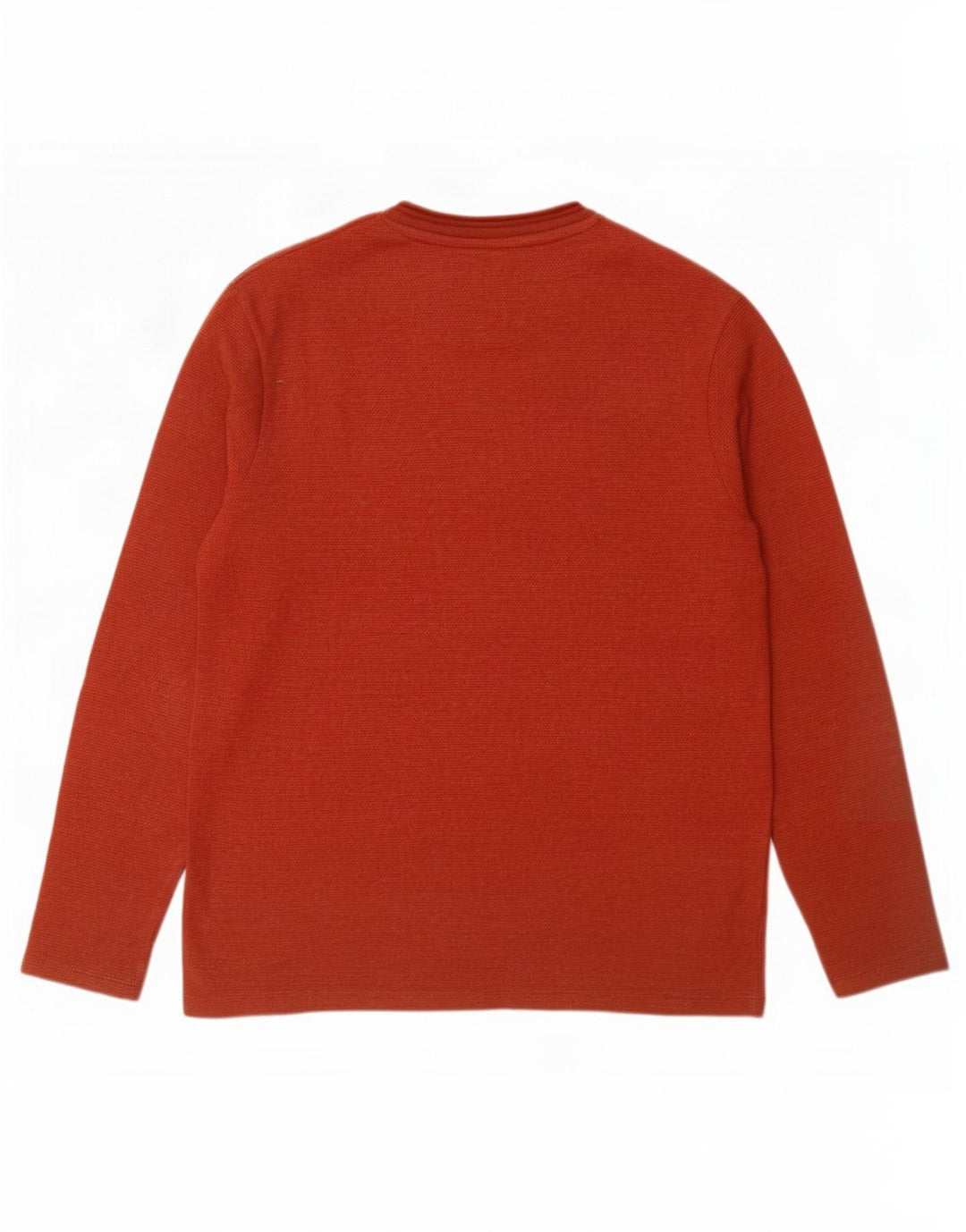 Zara Hombre Jersey Cuello Redondo Jersey Algodón Rojo Medio