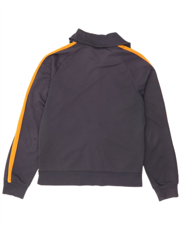Puma Chaqueta de chándal para hombre, talla grande, poliéster con bloques de color azul marino