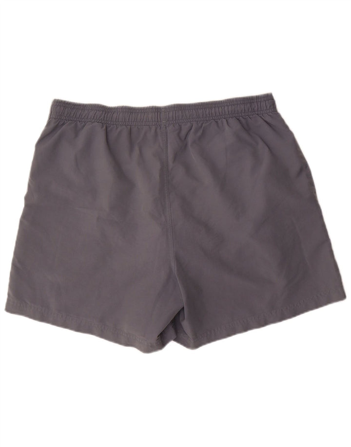 Adidas - Pantalones cortos deportivos para hombre, poliéster gris grande