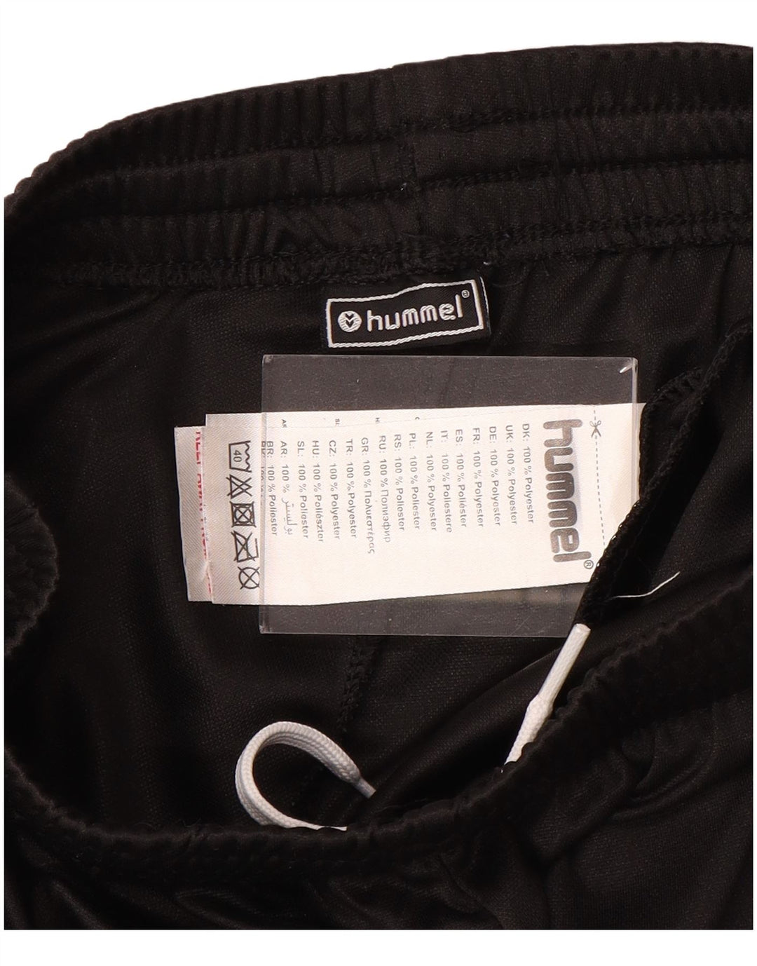 HUMMEL Pantalones de chándal con estampado gráfico para niño 14-15 años Negro Poliéster