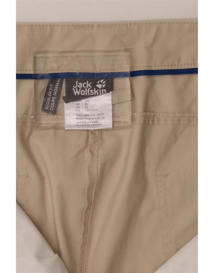 JACK WOLFSKIN Pantalones cargo de corte regular para hombre UK 44 XL W36 L33 Beige