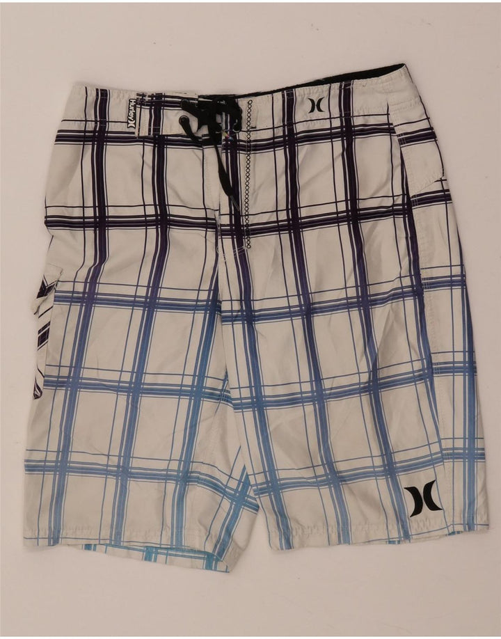 HURLEY Bañador para Hombre Medium White Check