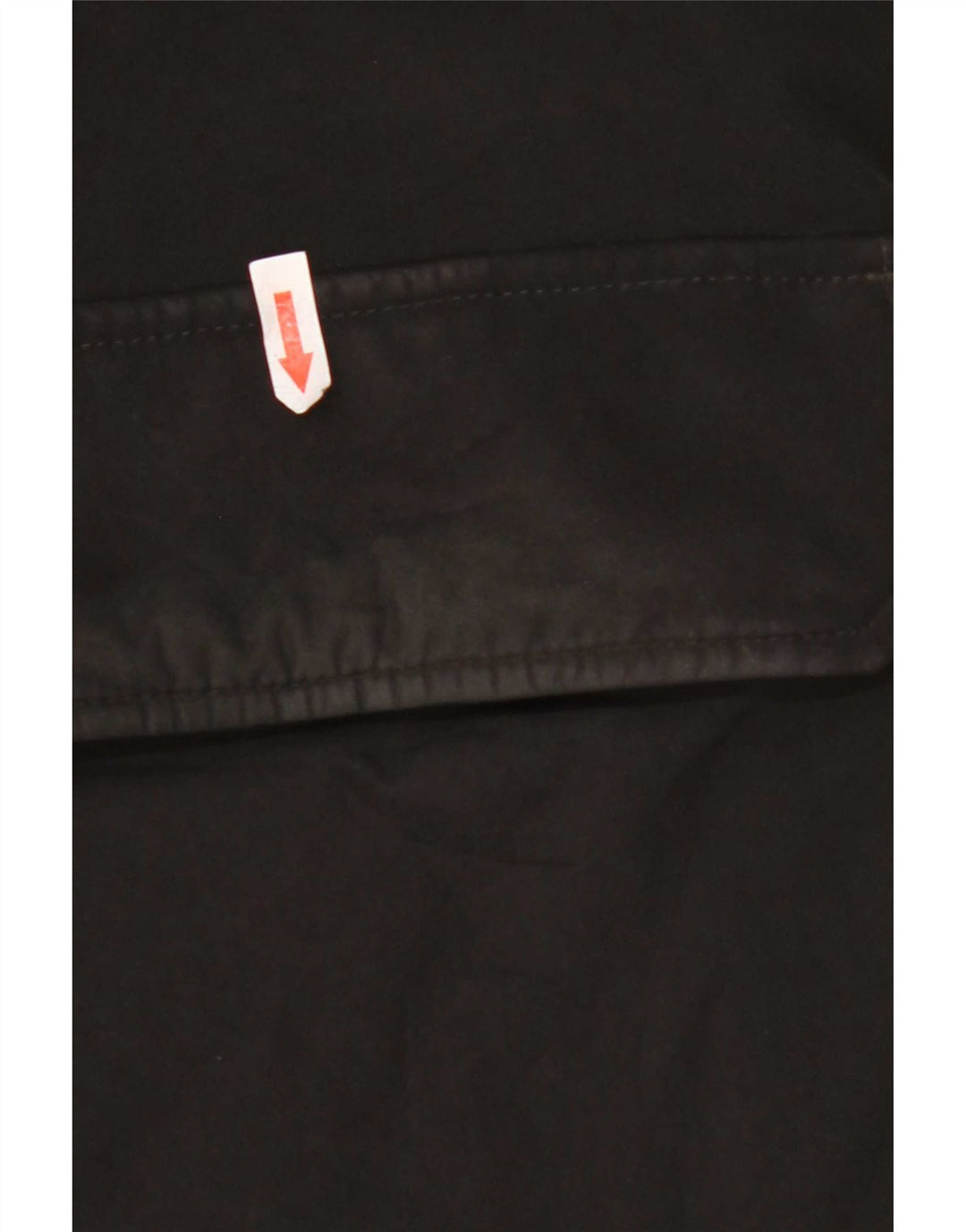 Blauer Abrigo acolchado con capucha para hombre UK 44 2XL Poliéster negro