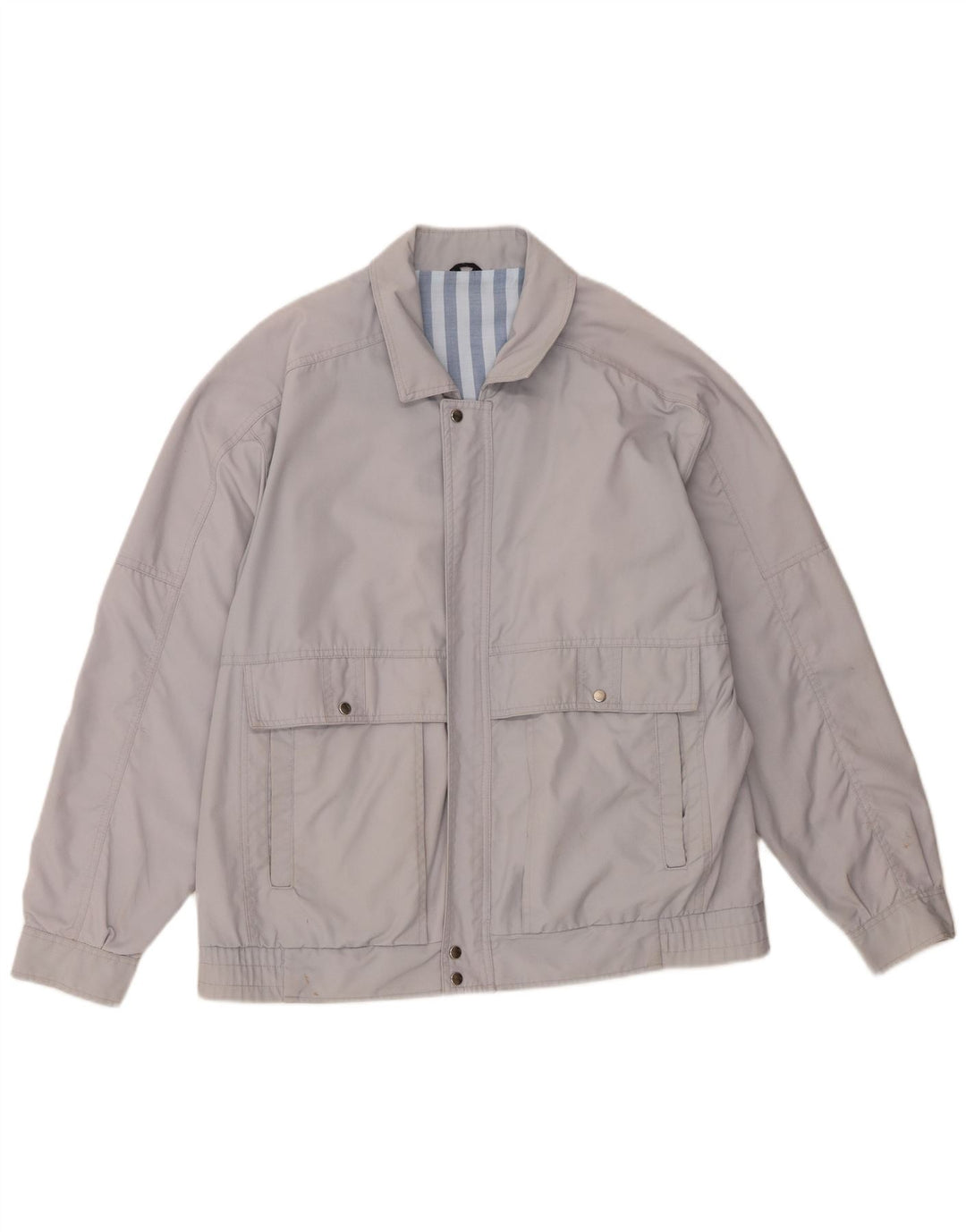 C&A Chaqueta utilitaria para hombre UK 36 Small Gris Poliéster