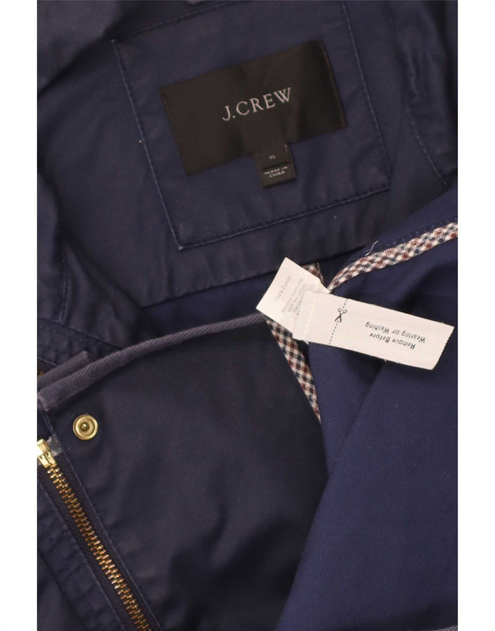 J. Crew Chaqueta utilitaria para mujer UK 40 XL Algodón azul marino