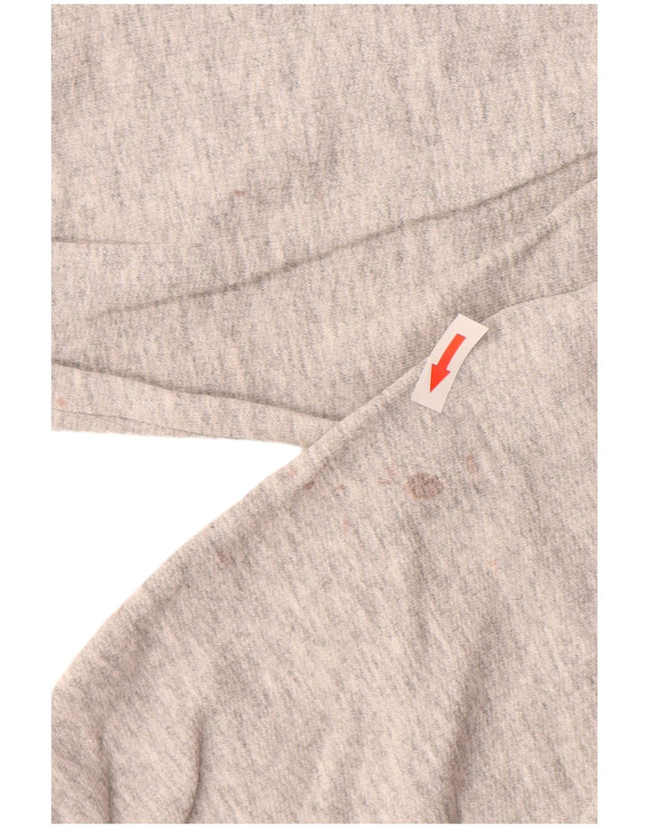 Wrangler Hombre Sudadera Jumper Large Gris Rayas Algodón
