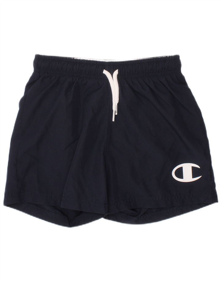 CHAMPION Shorts deportivos para niño 5-6 años XS Azul marino Poliéster