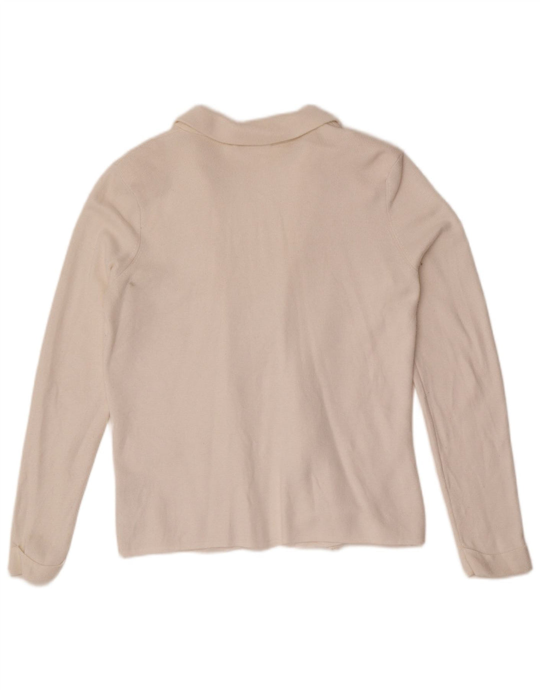 Marks & Spencer Suéter tipo cárdigan abierto para mujer UK 44 Poliamida beige medio