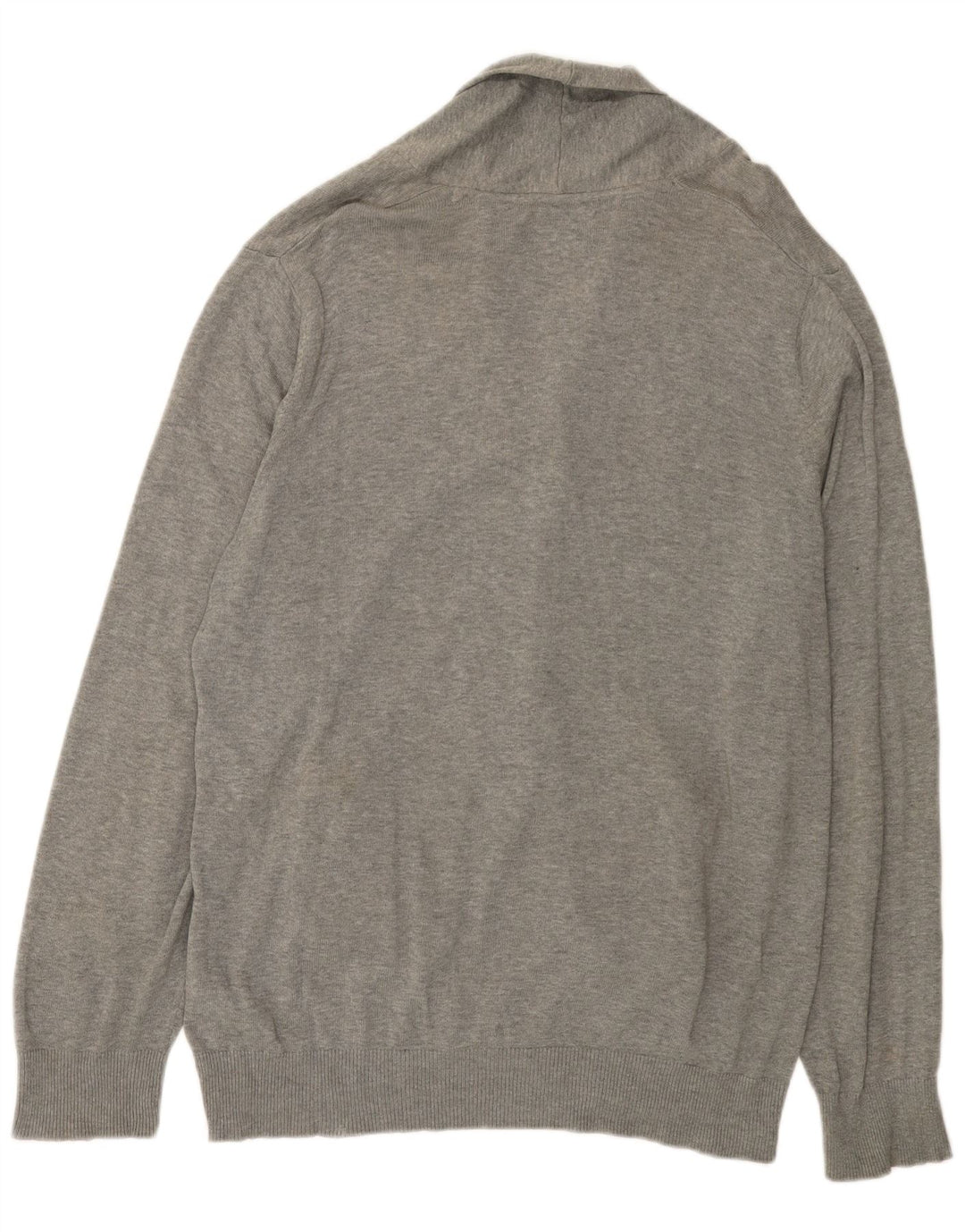 MARKS & SPENCER Suéter tipo cárdigan azul Harbor para hombre Algodón gris grande