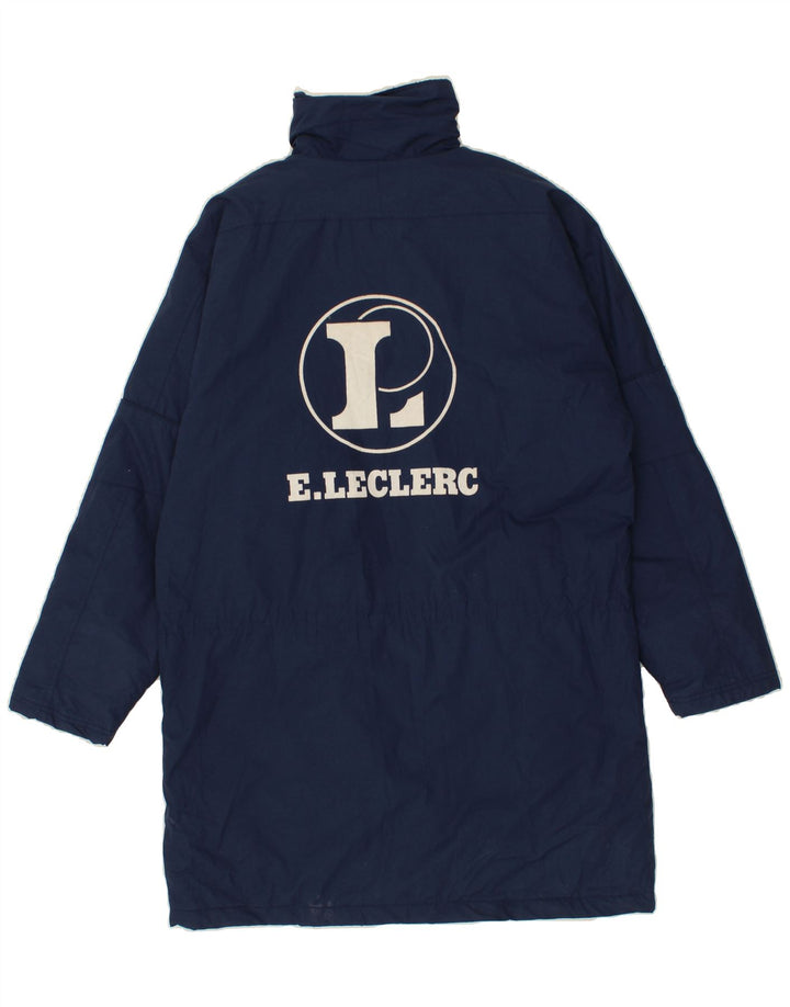 PUMA Mens Graphic Windbreaker Coat UK 38 Medium Navy Blue Polyester Vintage Puma and Second-Hand Puma from Messina Hembry 