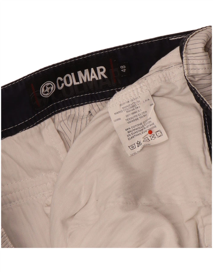 Colmar Shorts cargo para hombre IT 48 Medium W32 Algodón gris a rayas