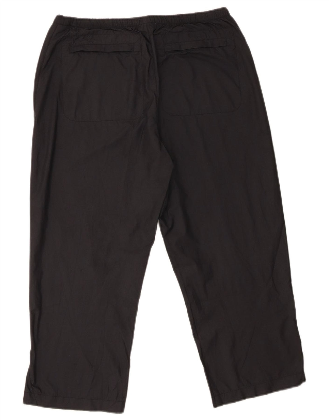 Kappa Pantalones Capri para Mujer UK 10 Small Poliéster Negro