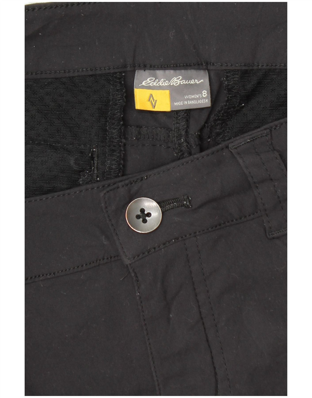 Eddie Bauer Pantalones cortos casuales para mujer US 8 mediano W30 gris