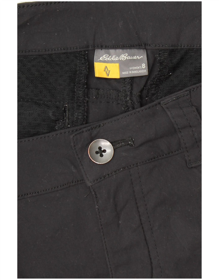 Eddie Bauer Pantalones cortos casuales para mujer US 8 mediano W30 gris