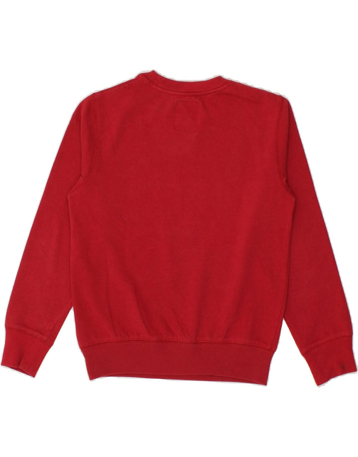 LEVI'S Boys Graphic Sweatshirt Jumper 9-10 Years Red Cotton Vintage Levi's and Second-Hand Levi's from Messina Hembry 