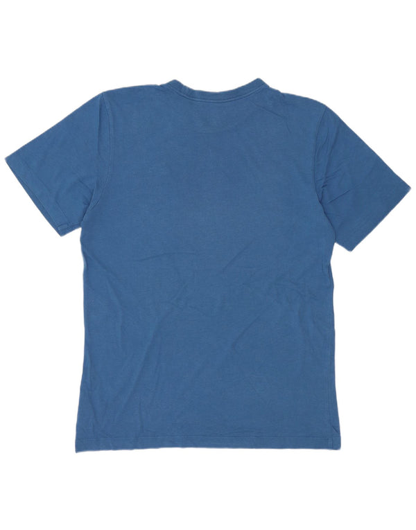 Camiseta Nike Hombre Top Small Azul Algodón
