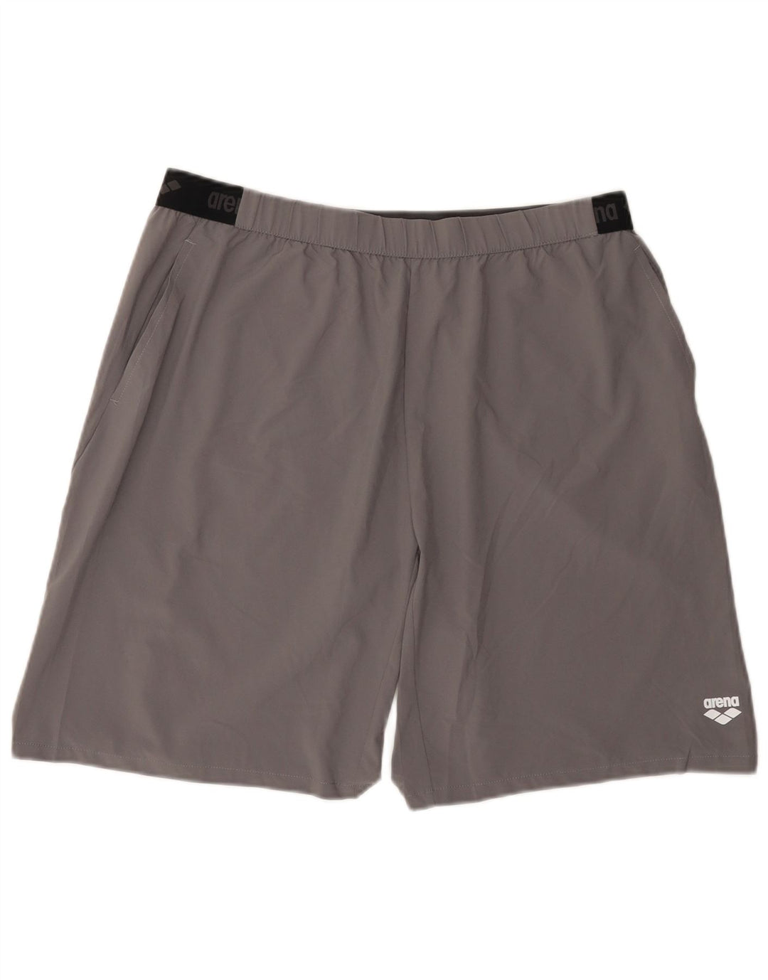 Arena Pantalones cortos deportivos para hombre 2XL Gris Poliéster