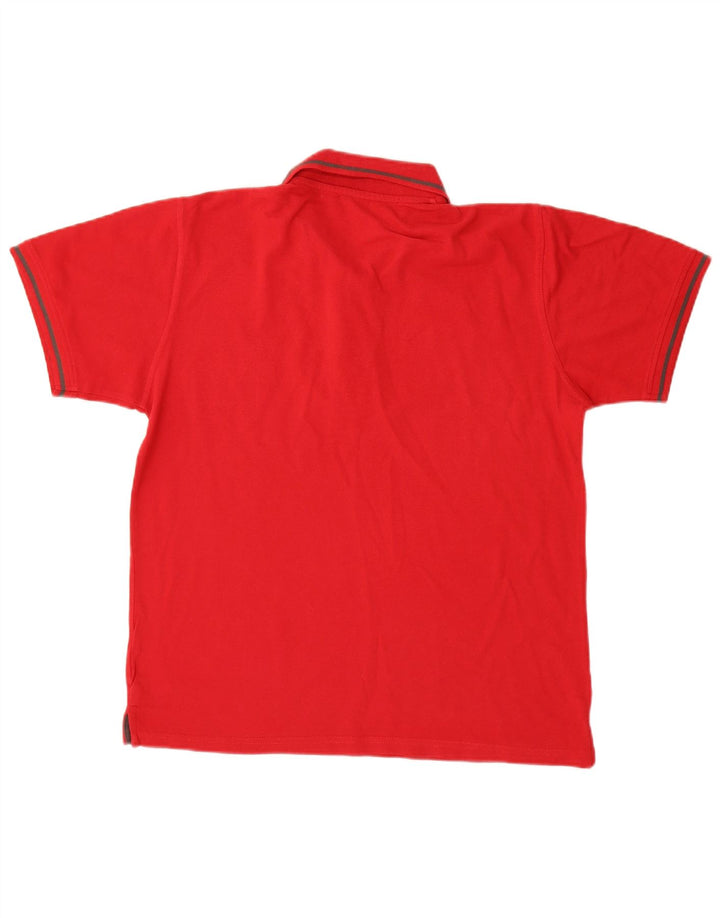 Polo Avirex Hombre Algodón Rojo Medio