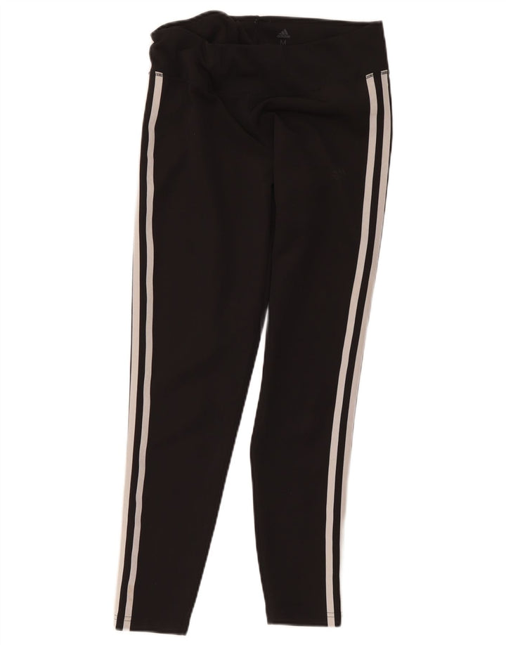 Adidas Climalite Crop Leggings para mujer Reino Unido 12/14 Mediano Negro Poliéster