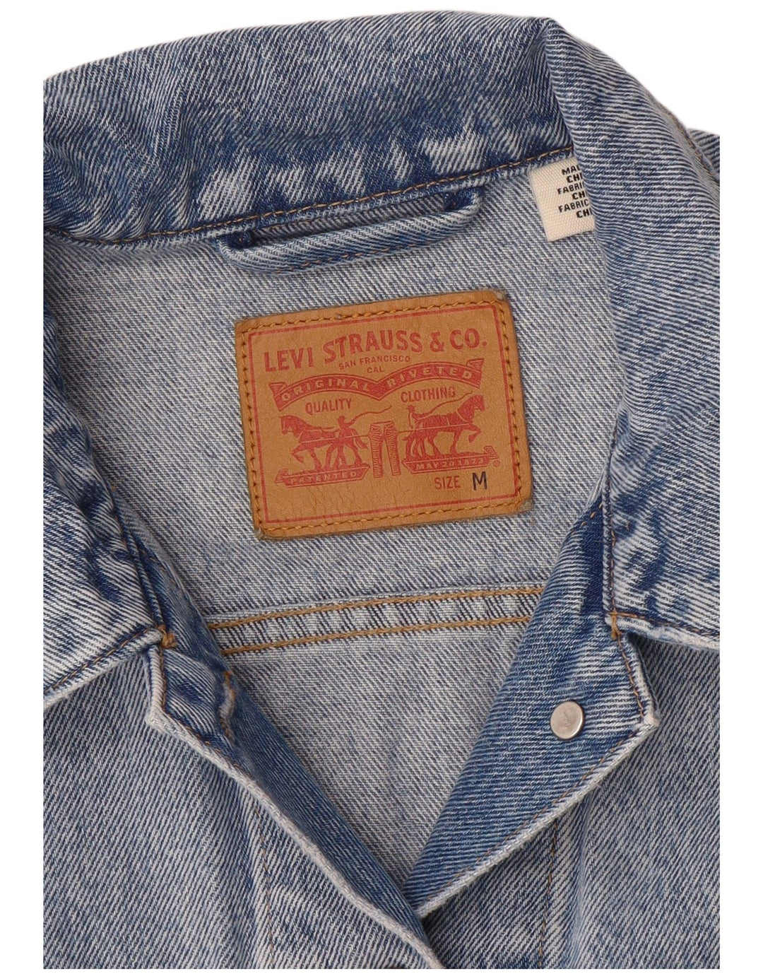LEVI'S Chaqueta vaquera para mujer UK 44 Azul medio