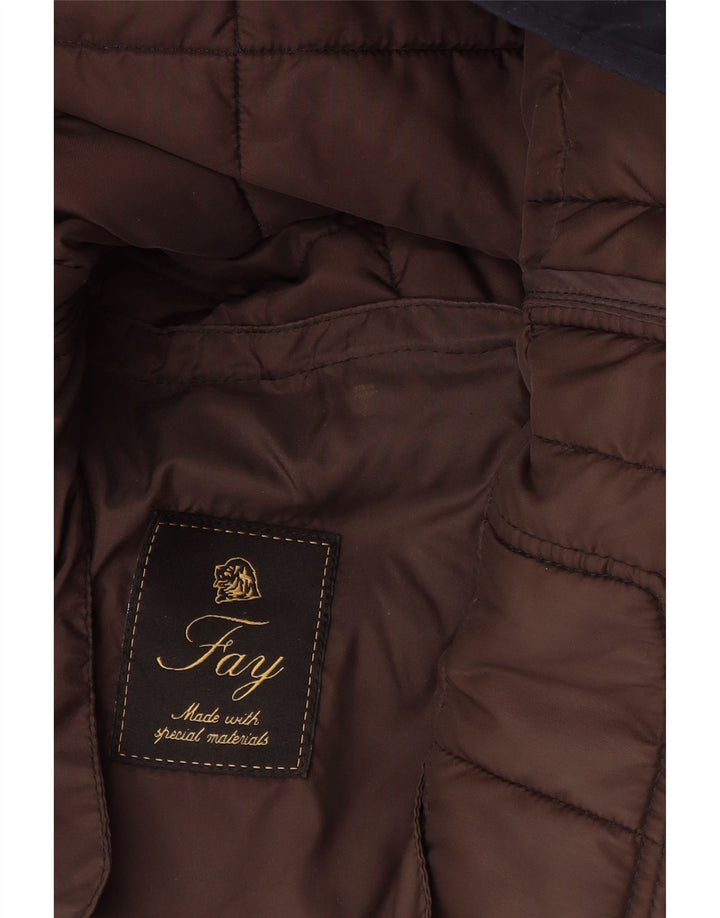 Fay Chaqueta acolchada para hombre UK 36 Small Azul marino