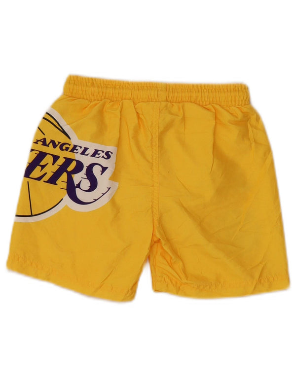 NBA Boys Los Angeles Lakers Graphic Sport Shorts 5-6 años Amarillo Poliéster