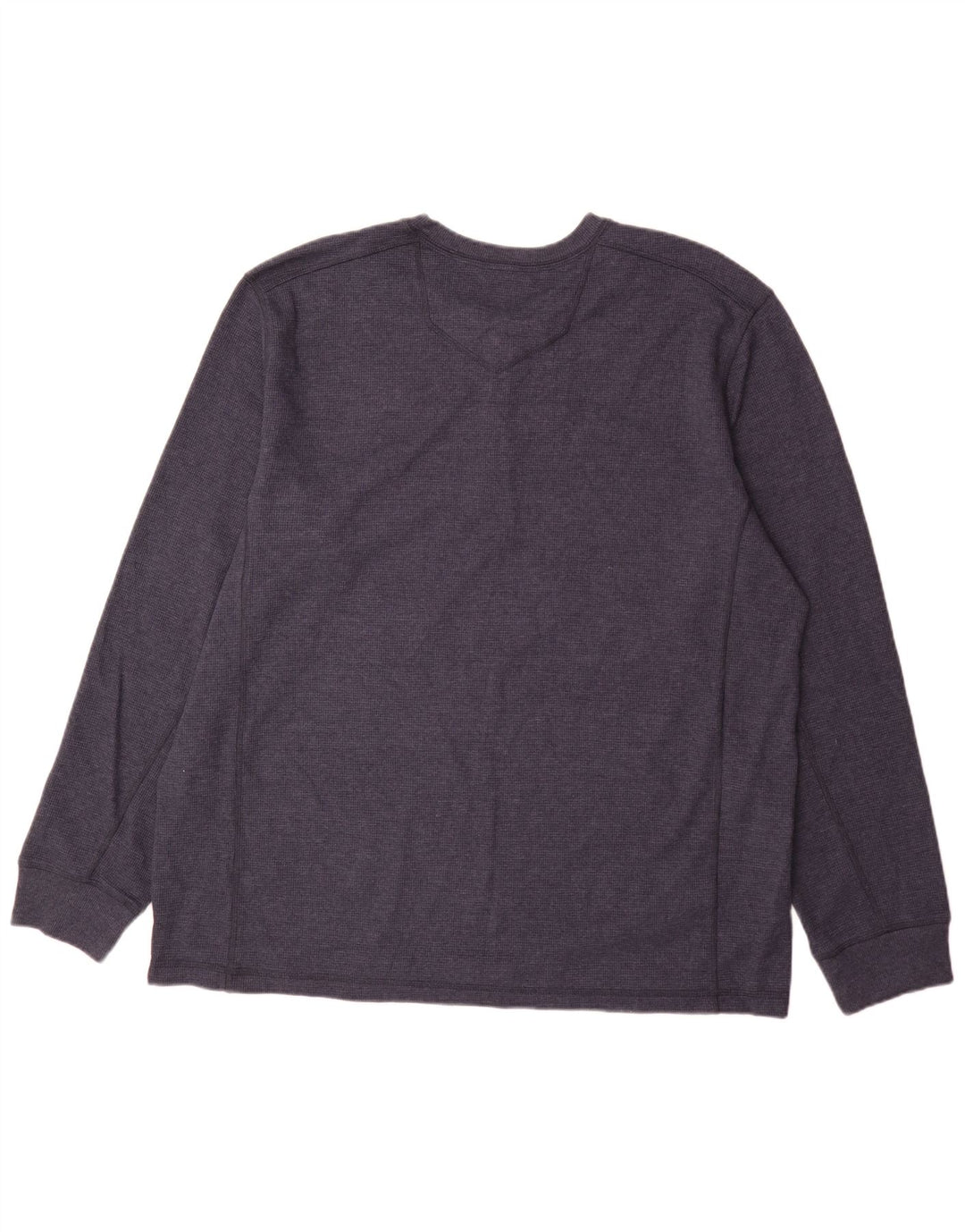 Eddie Bauer - Camiseta de manga larga para hombre, talla 2XL, algodón azul marino