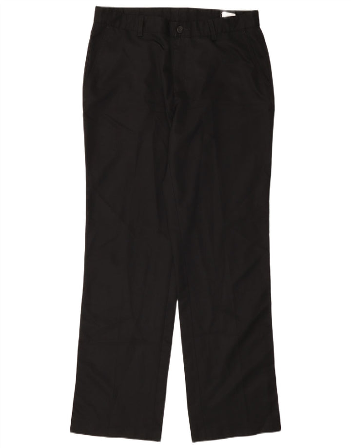 ADIDAS Pantalón chino recto Climalite para hombre W34 L34 Poliéster negro