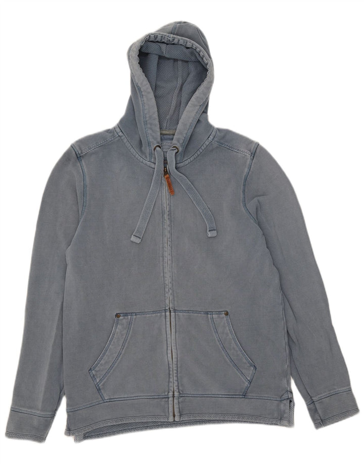 Sudadera con capucha y cremallera para hombre Fat Face Algodón azul pequeño