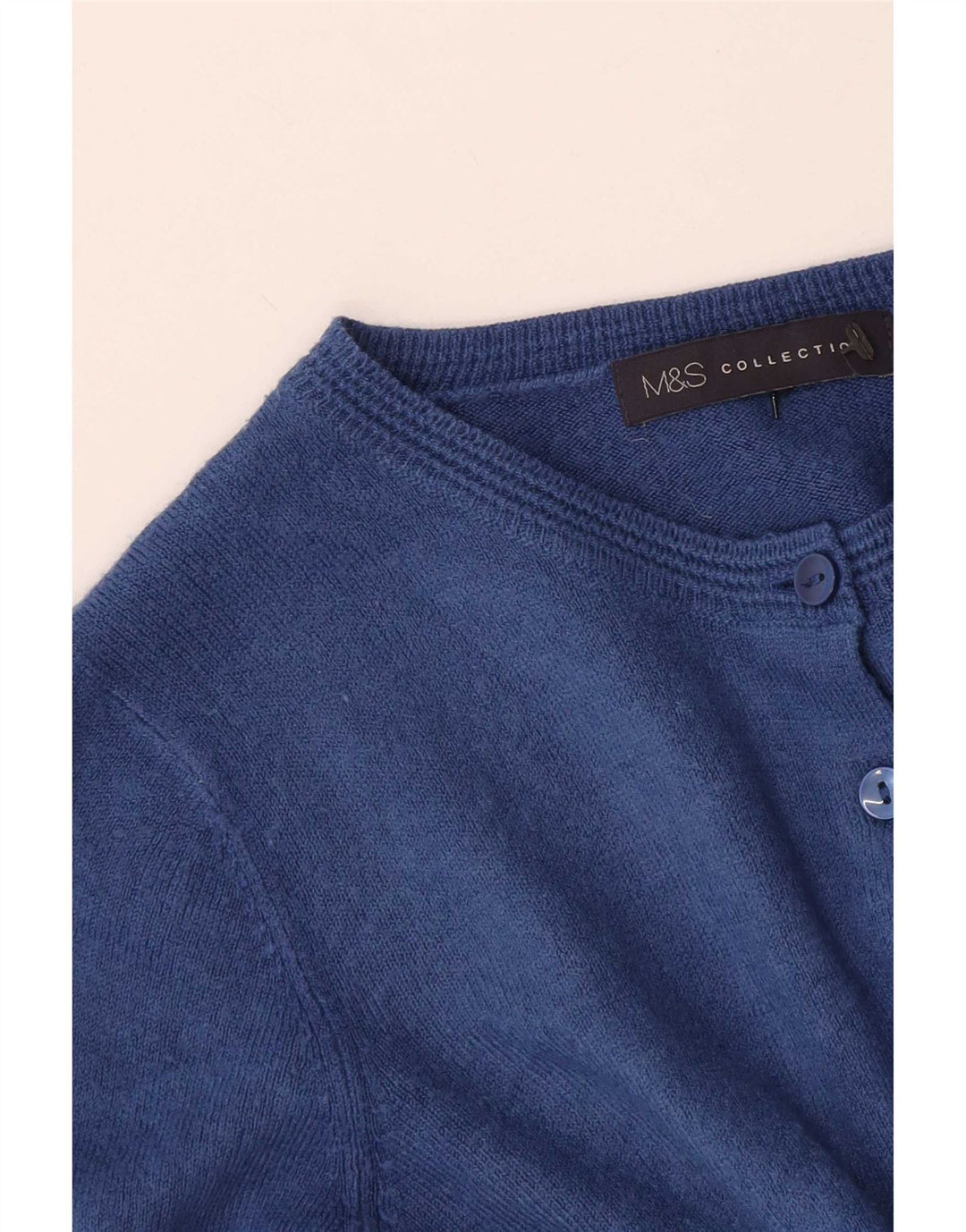 Marks & Spencer Suéter tipo cárdigan para mujer UK 6 XS Azul