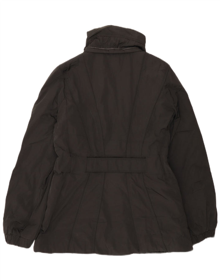 Zara Mujer Chaqueta Acolchada Reino Unido 44 Grande Negro