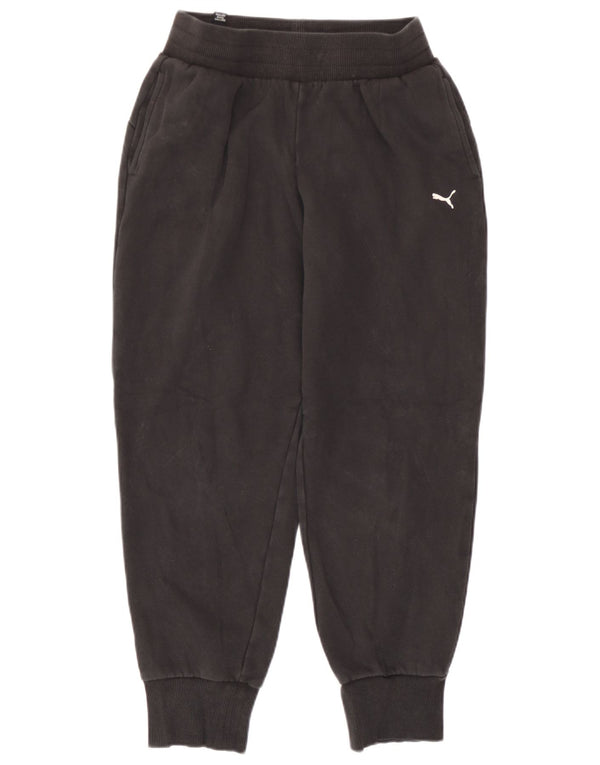 Puma Mujer Chándal Pantalones Joggers UK 6 XS Negro Algodón