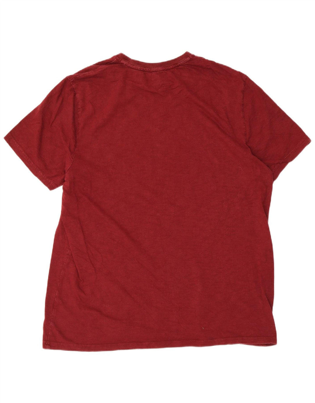 Camiseta gráfica para hombre Fat Face Top 2XL Algodón granate