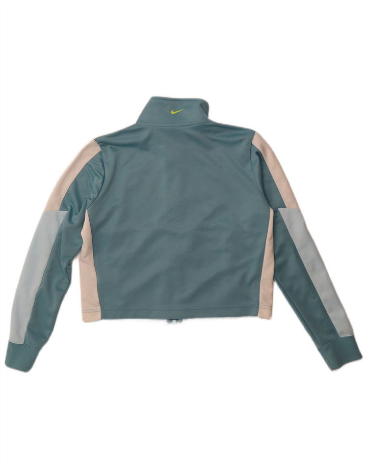 Nike - Chaqueta de chándal con gráfico extragrande para mujer, talla S, color azul
