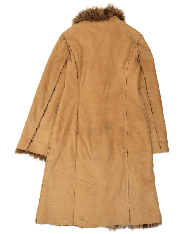 Abrigo básico Sherpa para mujer UK 46 Large Beige