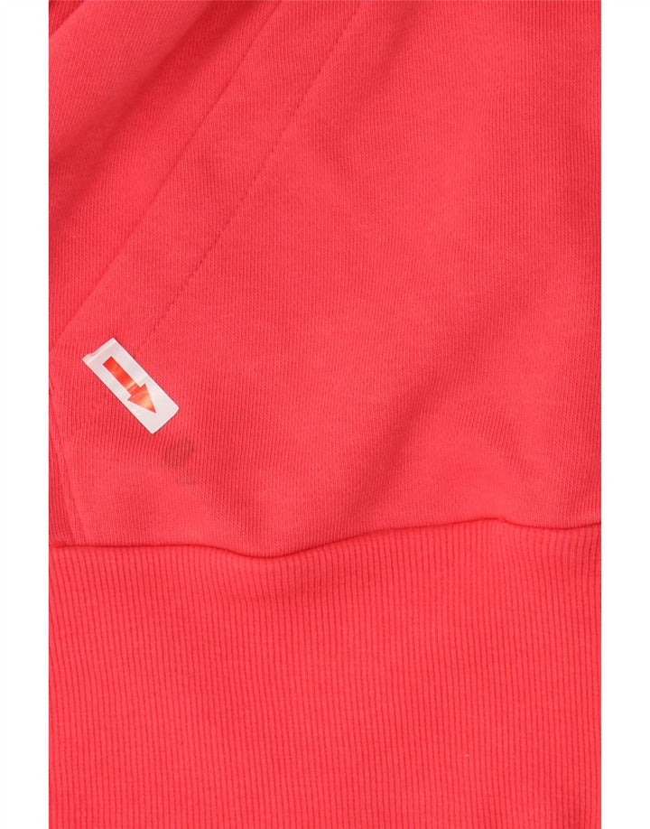 Adidas Mujer Climalite Chándal Top Chaqueta Reino Unido 12/14 Mediano Rosa