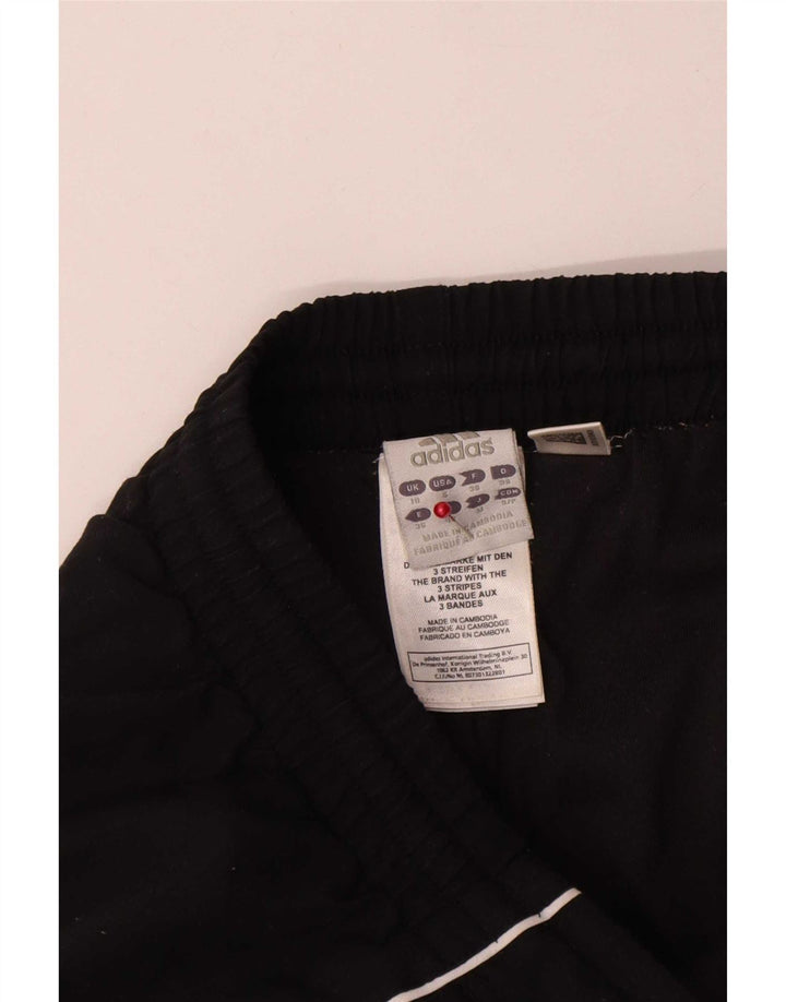 Adidas Pantalones de chándal para mujer UK 10 Small Black Poliéster