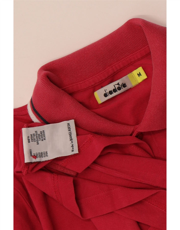 Polo Diadora Hombre Algodón Rosa Medio