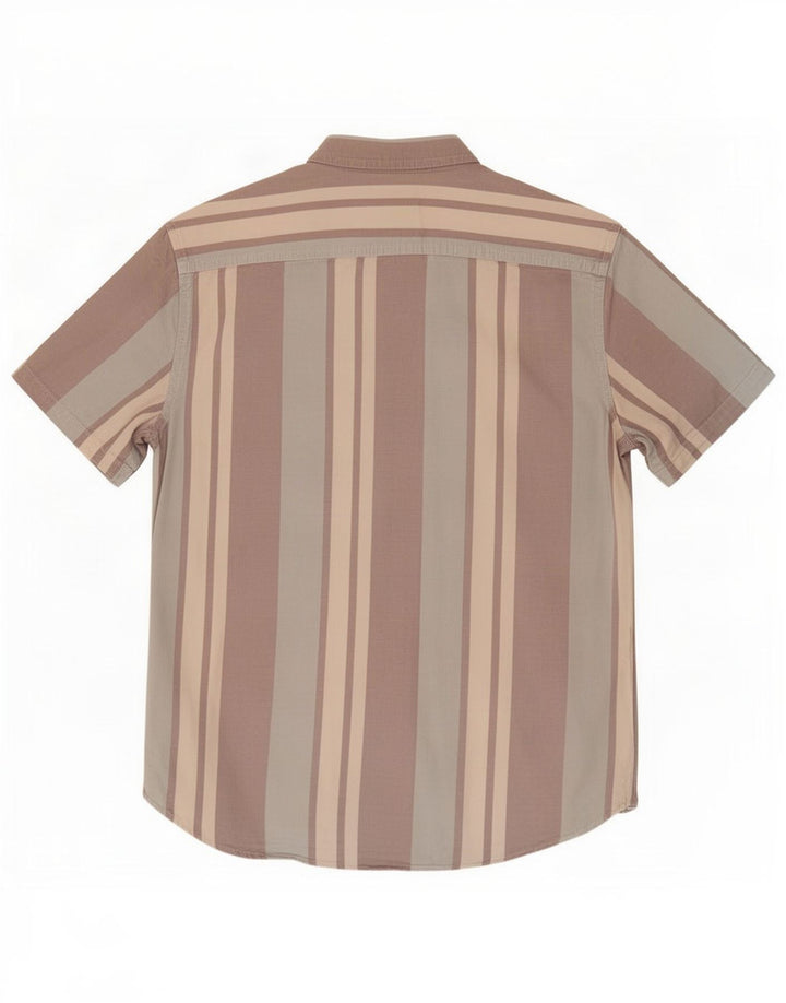 Camisa Levi's Standard De Manga Corta De Algodón A Rayas Gris Medio Hombre