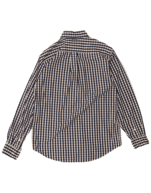 Camisa Tommy Hilfiger Hombre Algodón Vichy Azul Marino Mediano