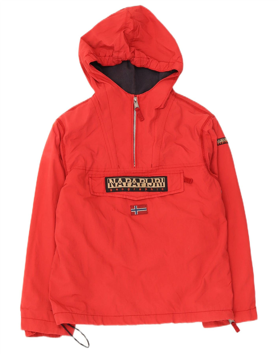 Napapijri Chaqueta anorak con capucha y gráfico para niños 11-12 años Rojo Poliéster