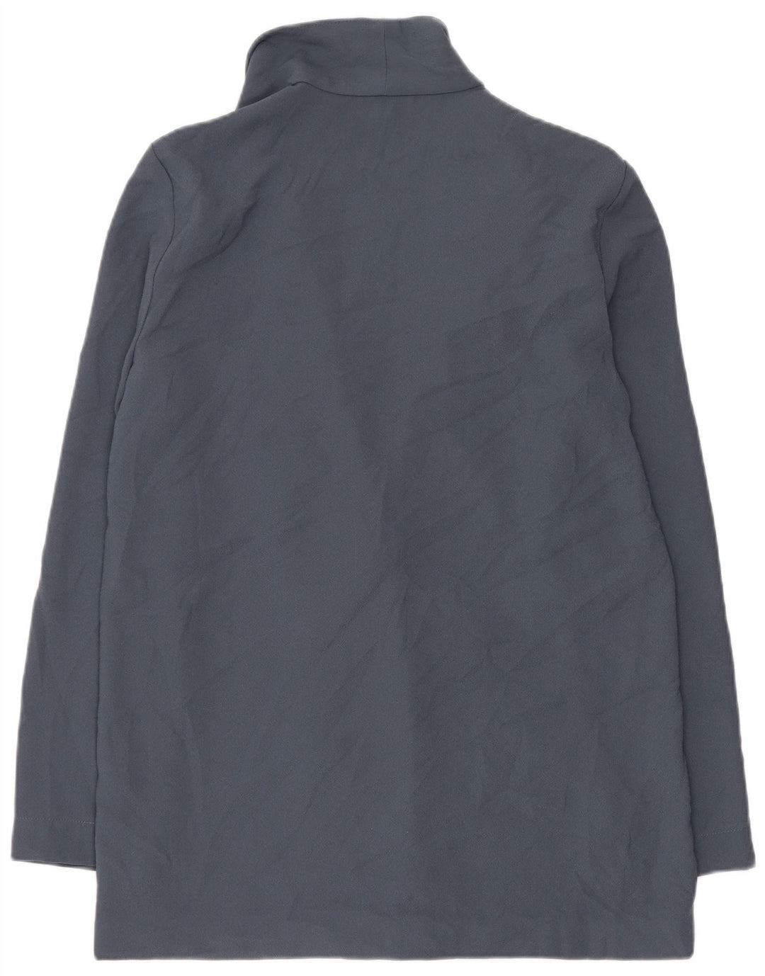 Topshop Chaqueta tipo blazer con doble botonadura para mujer UK 10 Small Poliéster azul