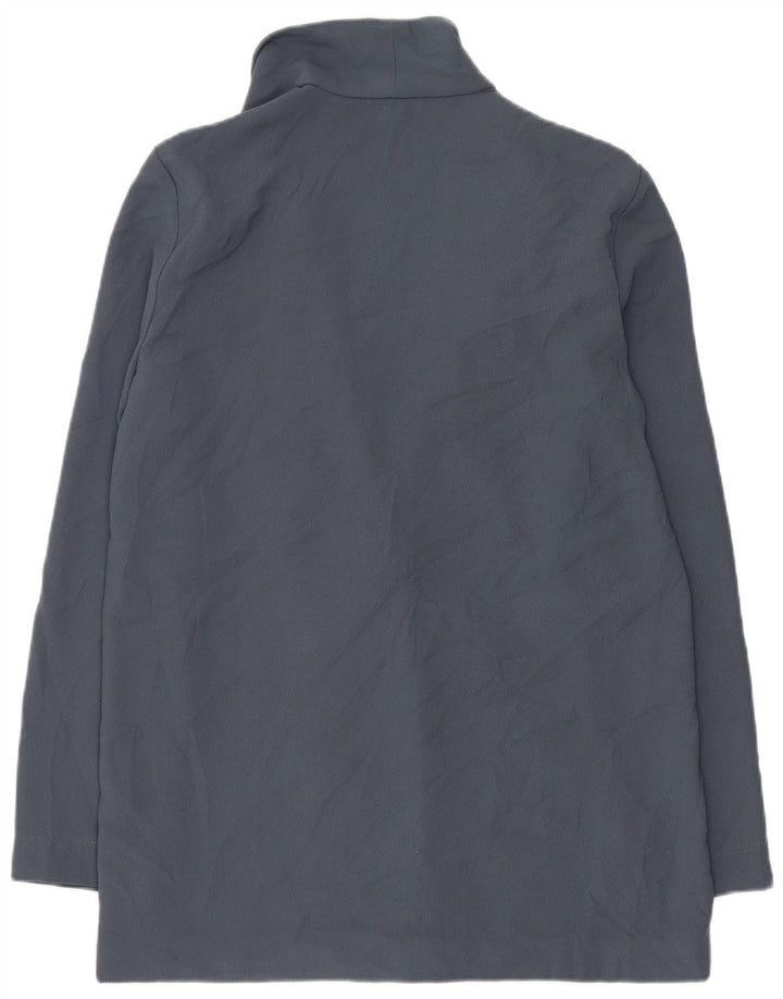 Topshop Chaqueta tipo blazer con doble botonadura para mujer UK 10 Small Poliéster azul