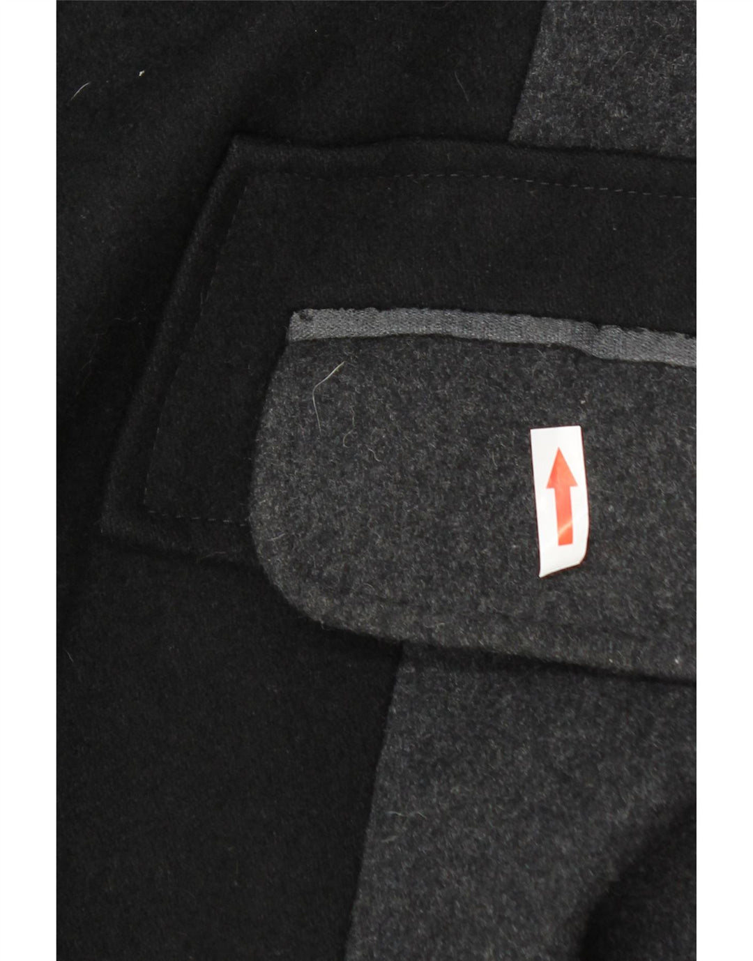 Marks & Spencer Abrigo para Mujer UK 46 Grande Lana Color Block Negro