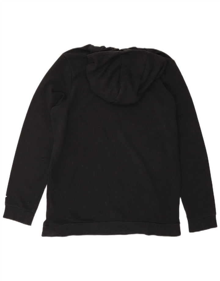 JORDAN Sudadera con capucha gráfica para hombre Jersey grande de algodón negro