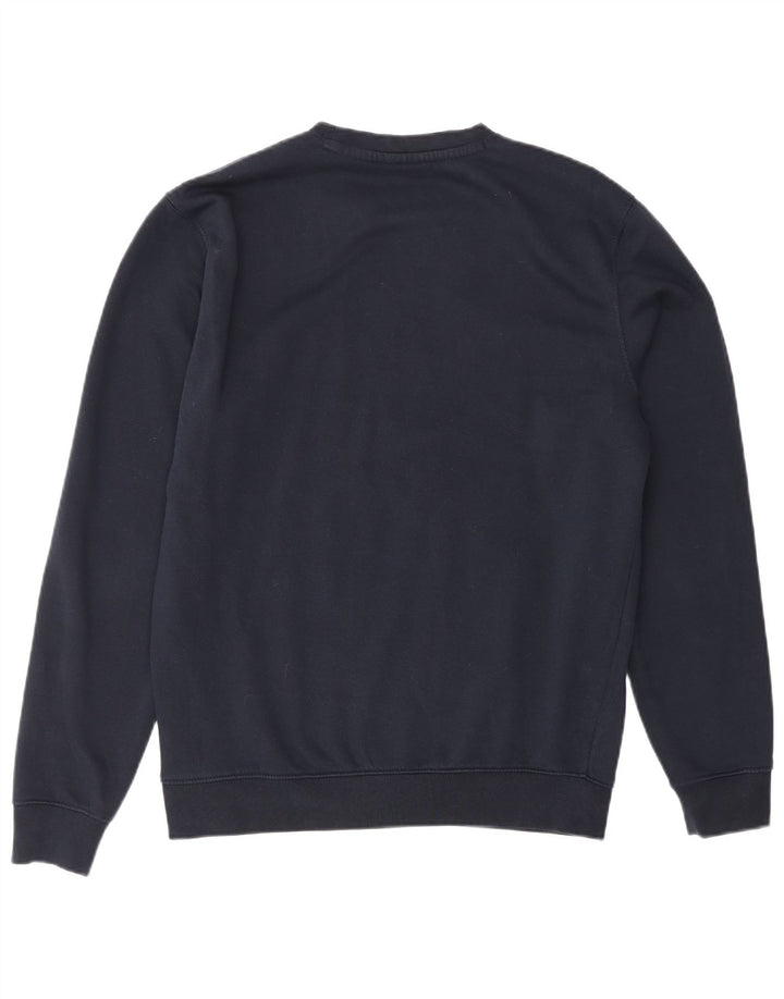 CHAMPION Sudadera gráfica para hombre Jumper Small Azul marino Algodón