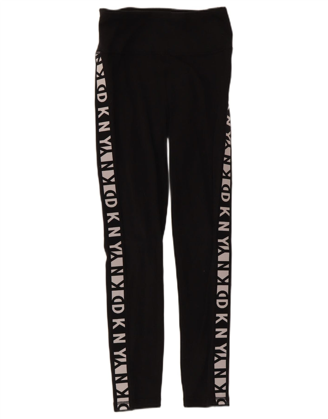 Dkny Leggings gráficos para mujer UK 4 XS Algodón negro