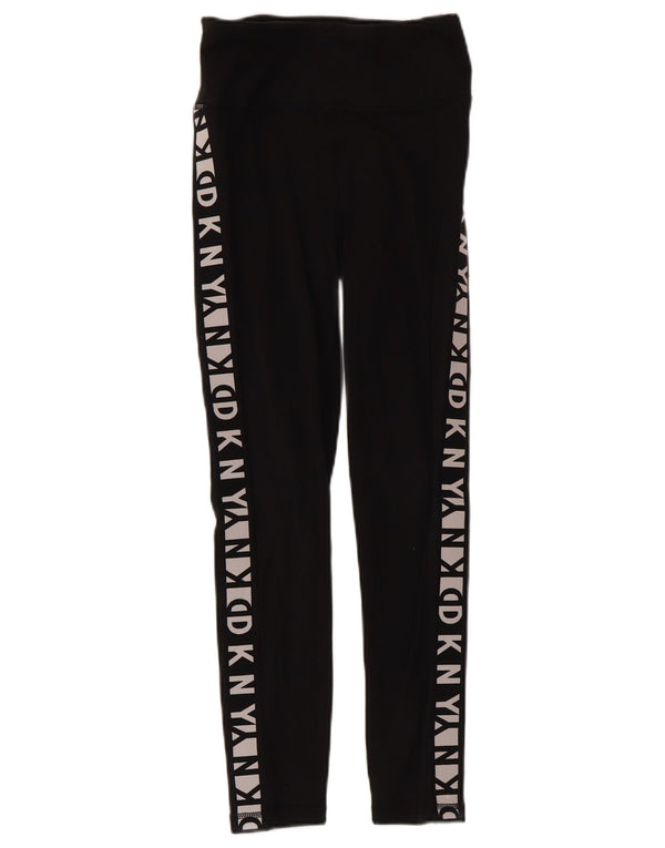 Dkny Leggings gráficos para mujer UK 4 XS Algodón negro